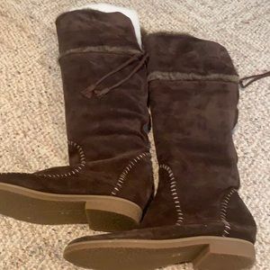 Jack Rogers Leather W/ Sheepskin